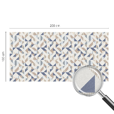 Zonwerende raamfolie glas in lood Geometrische patronen