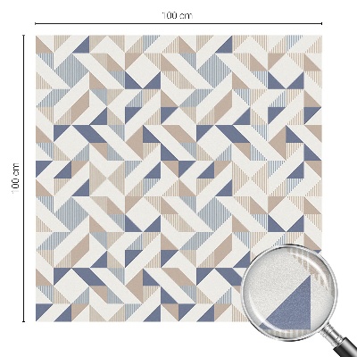 Zonwerende raamfolie glas in lood Geometrische patronen