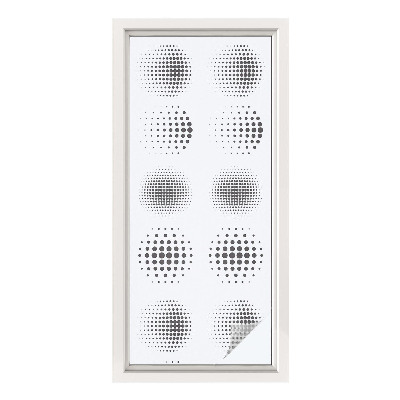 Zelfklevende raamfolie glas in lood Gestippelde cirkels