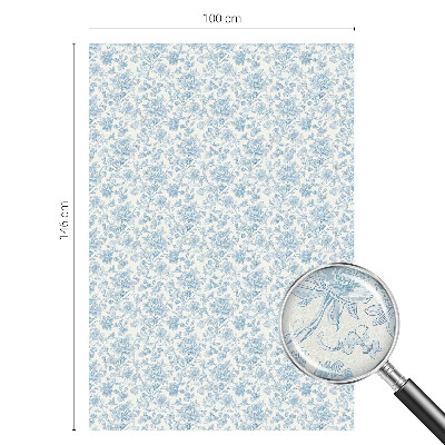 Zonwerende raamfolie Bloemenpatroon