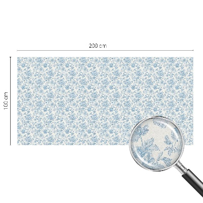 Zonwerende raamfolie Bloemenpatroon