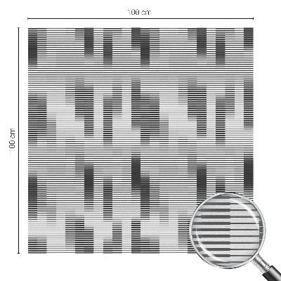 Zelfklevende raamfolie glas in lood Grafisch raster