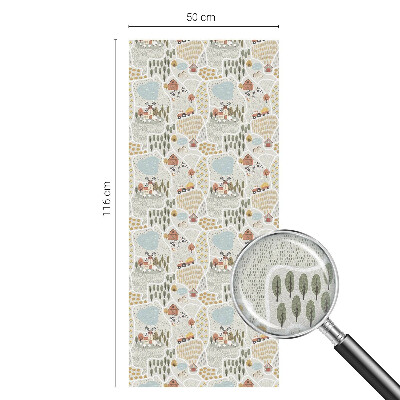 Zonwerende raamfolie Een idyllisch dorpje