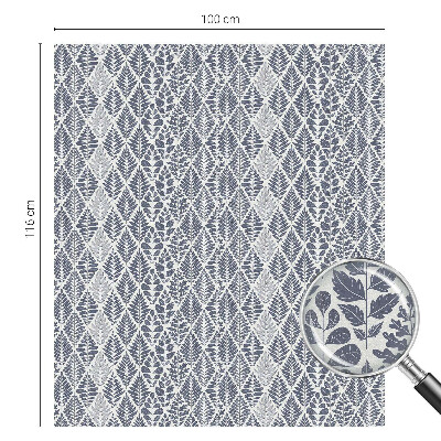 Zonwerende raamfolie Gepatroneerde bladeren