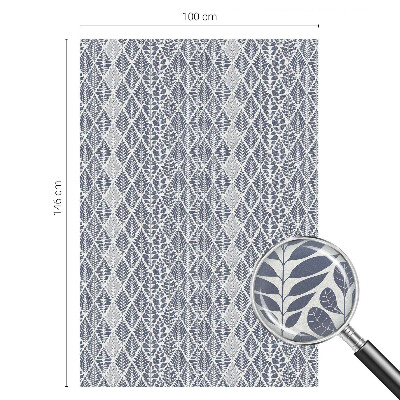 Zonwerende raamfolie Gepatroneerde bladeren