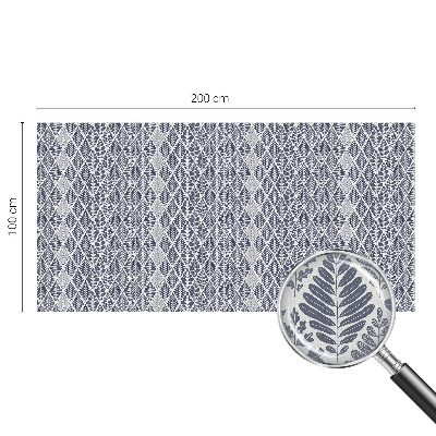 Zonwerende raamfolie Gepatroneerde bladeren