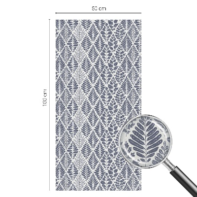 Zonwerende raamfolie Gepatroneerde bladeren