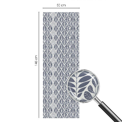 Zonwerende raamfolie Gepatroneerde bladeren