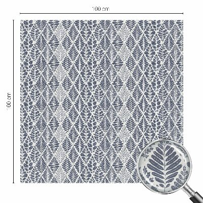 Zonwerende raamfolie Gepatroneerde bladeren