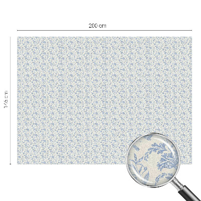 Zelfklevende anti inkijk folie glas in lood Bloemenpatroon