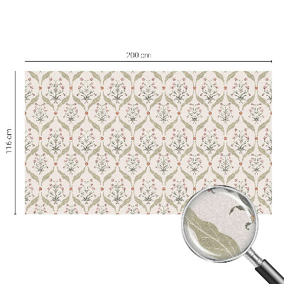 Anti inkijk raamfolie Bloemenpatroon