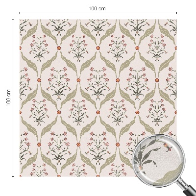 Anti inkijk raamfolie Bloemenpatroon