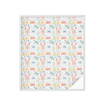 Zonwerende raamfolie glas in lood Nautische motieven