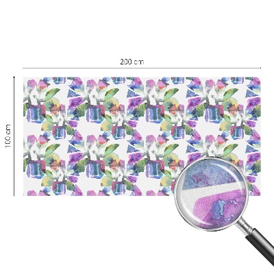 Zelfklevende anti inkijk folie glas in lood Kleurrijke abstractie