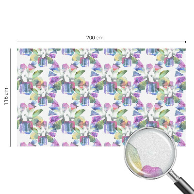 Zelfklevende anti inkijk folie glas in lood Kleurrijke abstractie