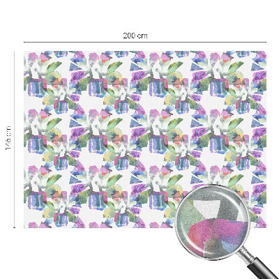 Zelfklevende anti inkijk folie glas in lood Kleurrijke abstractie