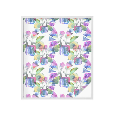 Zelfklevende anti inkijk folie glas in lood Kleurrijke abstractie