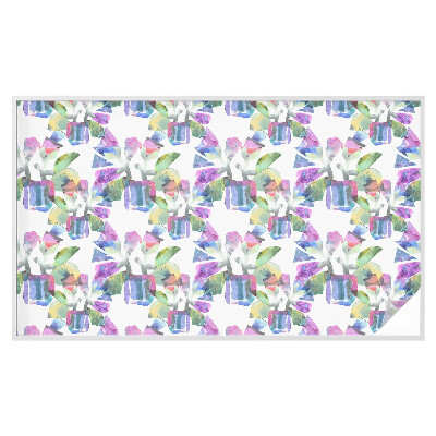 Zelfklevende anti inkijk folie glas in lood Kleurrijke abstractie