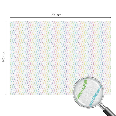 Anti inkijk raamfolie Regenbooglijnen