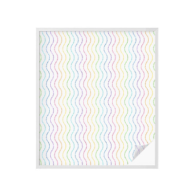 Anti inkijk raamfolie Regenbooglijnen