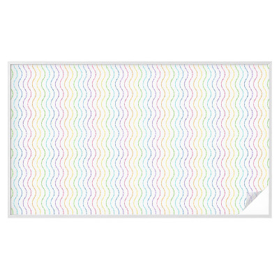 Anti inkijk raamfolie Regenbooglijnen