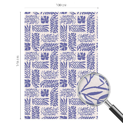 Zonwerende raamfolie Plantenpatronen