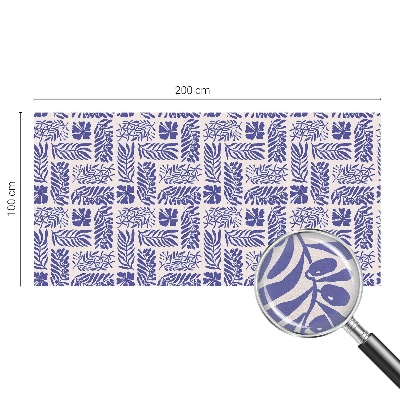 Zonwerende raamfolie Plantenpatronen