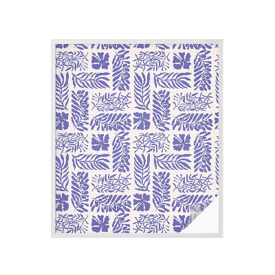 Zonwerende raamfolie Plantenpatronen