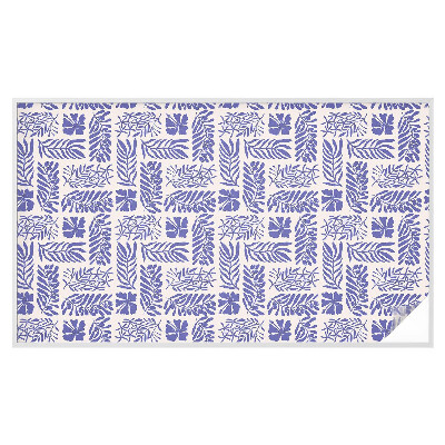 Zonwerende raamfolie Plantenpatronen