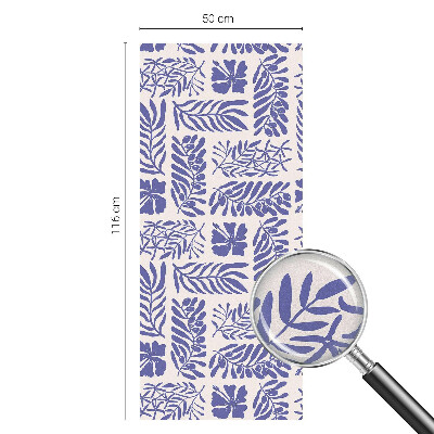 Zonwerende raamfolie Plantenpatronen