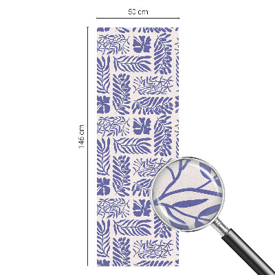 Zonwerende raamfolie Plantenpatronen