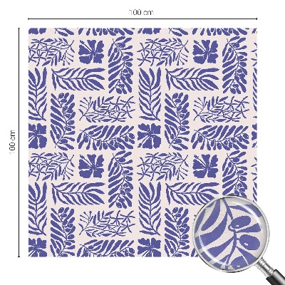 Zonwerende raamfolie Plantenpatronen