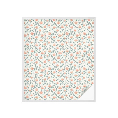 Zelfklevende anti inkijk folie glas in lood Bloemenpatroon