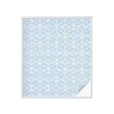 Zonwerende raamfolie glas in lood Bloemenornament