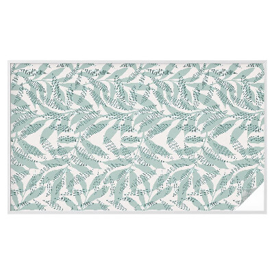 Zelfklevende raamfolie glas in lood Groene bladeren