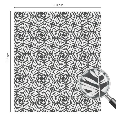 Zonwerende raamfolie Geometrische bladeren