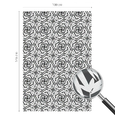 Zonwerende raamfolie Geometrische bladeren