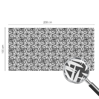 Zonwerende raamfolie Geometrische bladeren