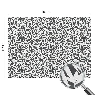 Zonwerende raamfolie Geometrische bladeren