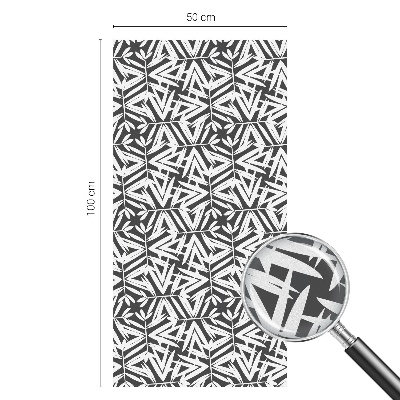 Zonwerende raamfolie Geometrische bladeren