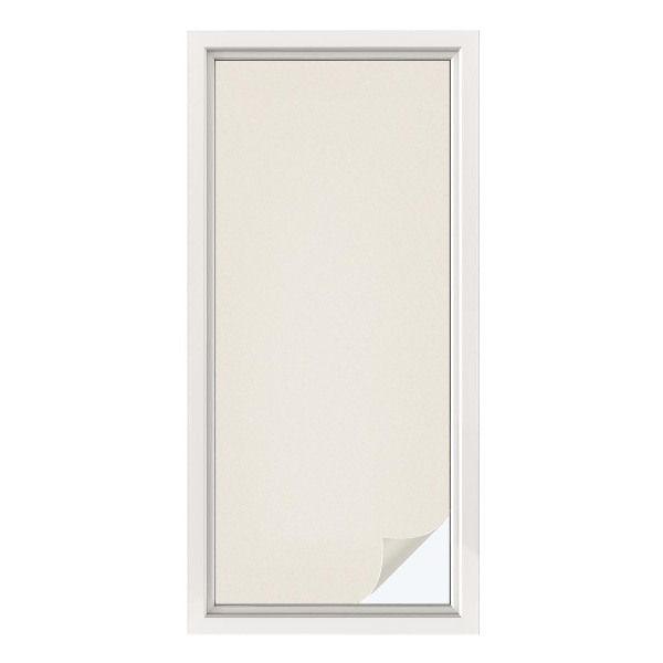 Zelfklevende raamfolie glas in lood Beige tint