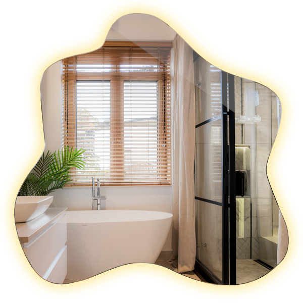 Spiegel spetter LED-verlichte