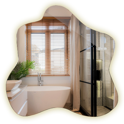 Spiegel spetter LED-verlichte