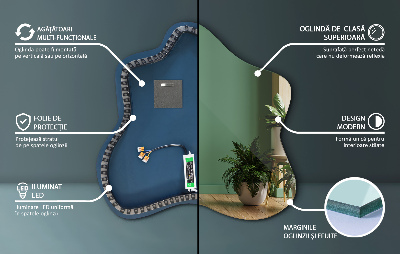 Spiegel spetter LED-verlichte