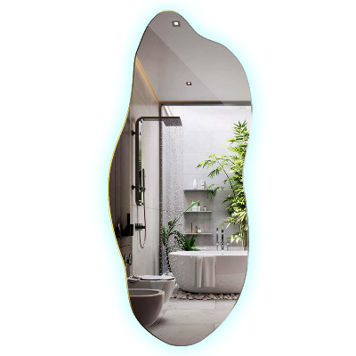 Onregelmatige spiegel met led innovatief