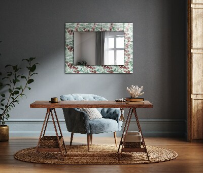 Spiegel met print Aquarel bladeren
