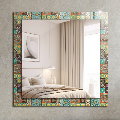 Spiegel met decoratie Gekleurd mozaïek