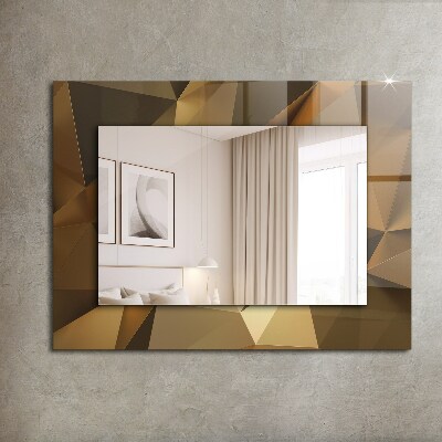 Spiegel met decoratie Geometrische vormen