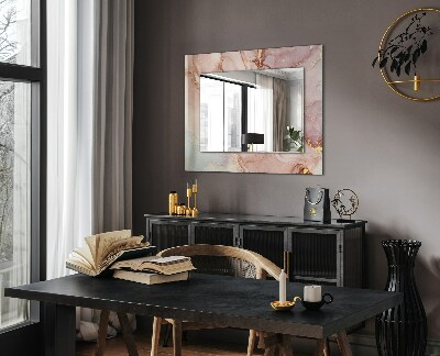 Spiegel met decoratie Abstracte aquarel