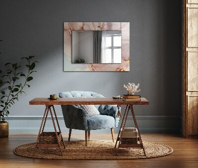 Spiegel met decoratie Abstracte aquarel